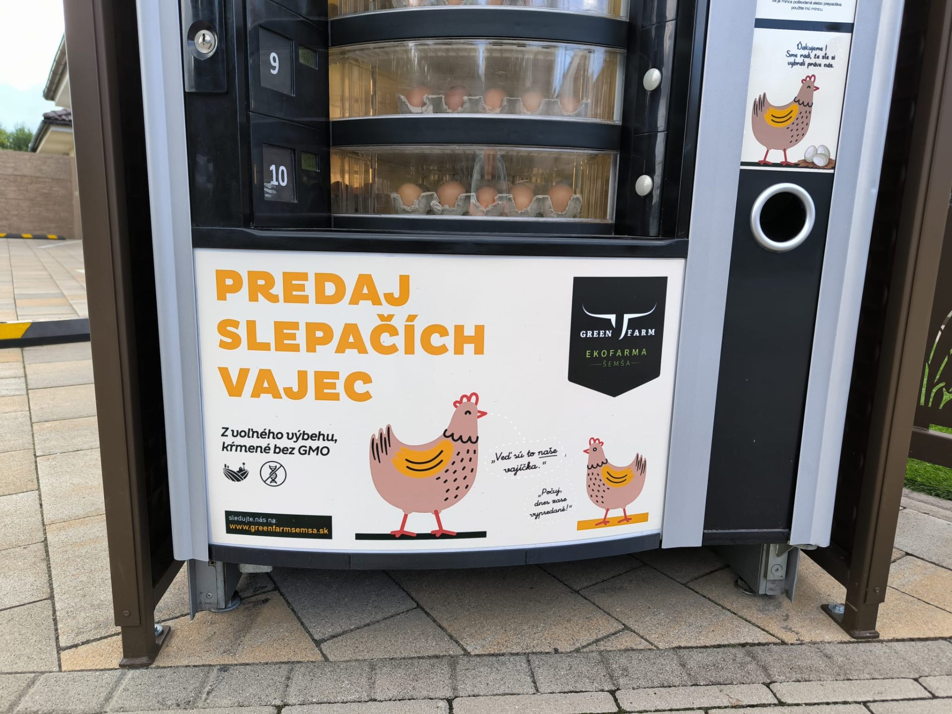 Predajný automat Green Farm — FUN Malá Ida 3